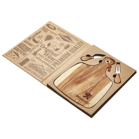 Acacia Cheeseboards & Knife sets gift box